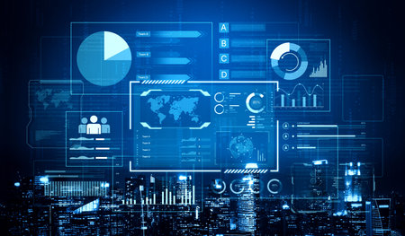 A comprehensive business intelligence dashboard for data analysis. The interface displays global...