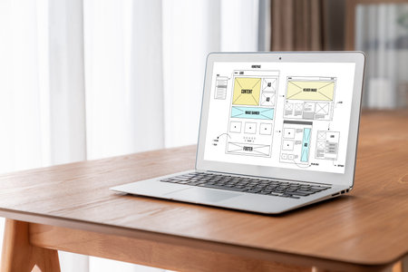 Website design software provide modish template for online retail business and e-commerce