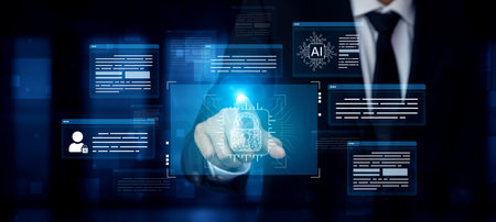 AI cybersecurity safeguards systems with encryption, access control, and AI secure data flow....