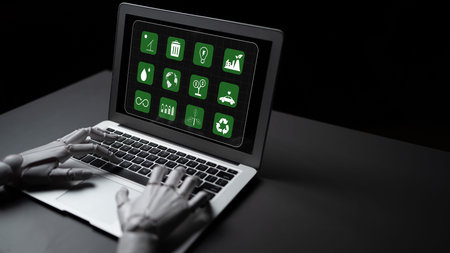 Using AI to manage green energy and sustainability. AI systems for renewable resources and eco...