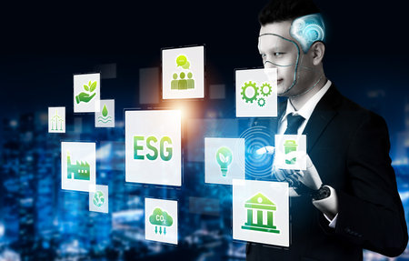 AI enhances chatbot interface by streamlining chatbot, communication, and AI support into one intelligent conversational platformの写真素材