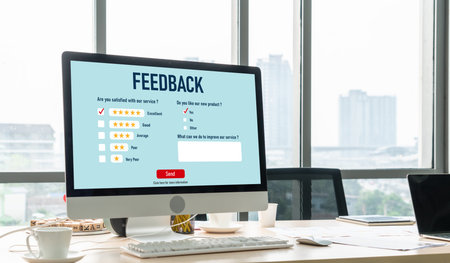 Customer feedback and review analysis by modish computer software for corporate business