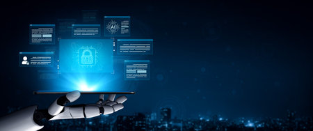 AI cybersecurity safeguards systems with encryption, access control, and AI secure data flow....