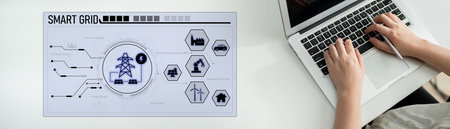 Smart grid system integrating renewable energy sources, energy storage, smart inverters, and demand...