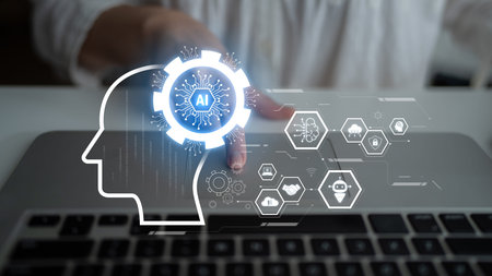 AI integrated with human cognition, supporting decision-making, automation, robotics, data analysis,...