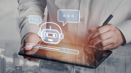 AI Virtual Assistant Artificial Intelligence Chatbot Controlled by Prompt Engineering for...