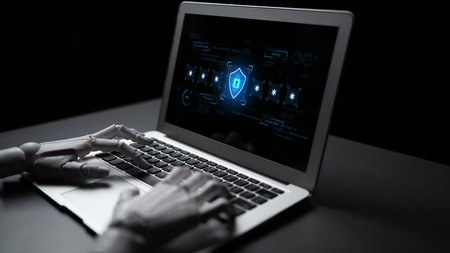 An AI assistant manages an advanced cybersecurity platform. The system uses intelligent multi-factor...