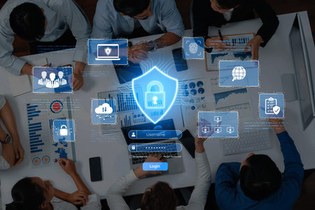 A cybersecurity dashboard for network protection. The system includes secure user login,...