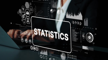 Professional Business Analytics and Data Visualization with Statistics Dashboard and Charts in...