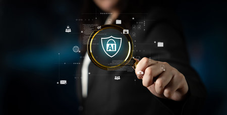 AI cybersecurity system protects digital assets through intelligent detection, access control, and...