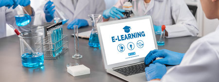 E-learning website with brisk sofware for student to study online on the internet network