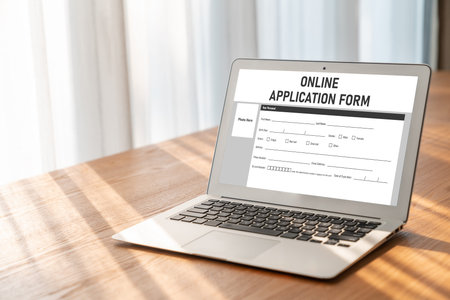 Online application form for modish registration on the internet website