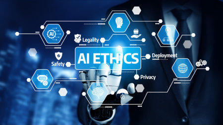 Explore the critical aspects of ethics in artificial intelligence, focusing on responsibility,...