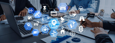 GPS icons show navigation, GPS tracking, and location. GPS supports real time maps, direction, and...