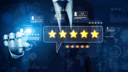 AI enhances customer review and rating system by analyzing review, rating, and customer feedback for...