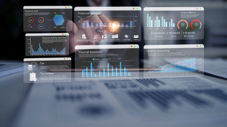Financial dashboard improves data analytics reporting, performance tracking, and strategic decision...