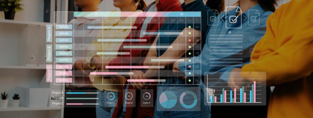 Comprehensive project management dashboard integrates scheduling, progress tracking, and performance...