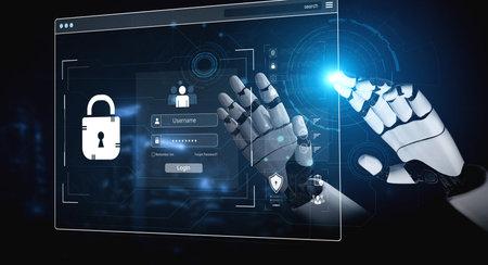 An AI assistant manages a secure login system, providing advanced user authentication. This smart...