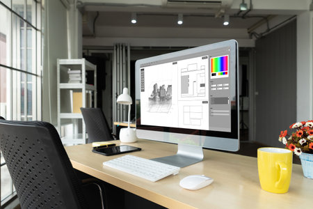 Architectural design modish software application for architect business and professional designer