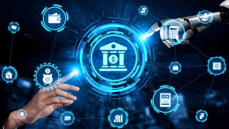 Finance icons show banking, finance investment, and financial planning. Finance supports money...