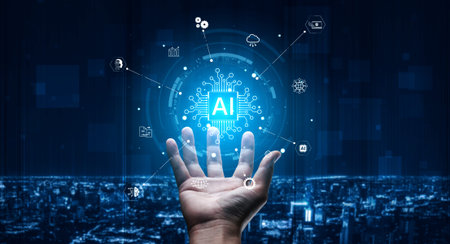 Artificial intelligence at the center of a connected ecosystem enabling automation, analytics, cloud...