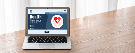 Health insurance web site modish registration system for easy form filling