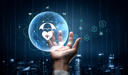 Global healthcare and medical insurance solutions for family protection. Digital technology provides...