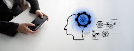 AI integrated with human cognition, supporting decision-making, automation, robotics, data analysis,...