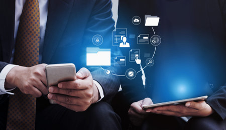 Document management system for secure file storage, organized access, and efficient digital workflow...