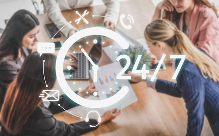 24-hour customer support via help desk, live chat, and online services ensures technical assistance...
