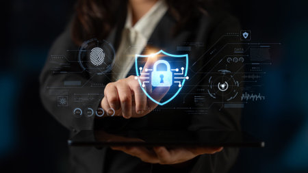 AI cybersecurity safeguards systems with encryption, access control, and AI secure data flow....