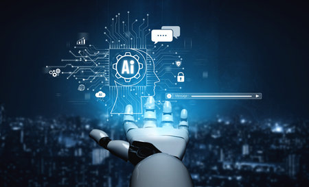 AI Virtual Assistant Artificial Intelligence Chatbot Controlled by Prompt Engineering for...