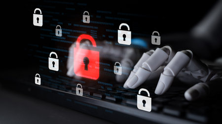 AI system identifies potential data vulnerabilities and alerts for breaches, improving proactive...