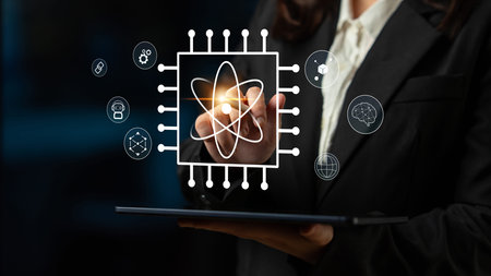 A quantum computing processor as the core of future technology. This innovation will power...