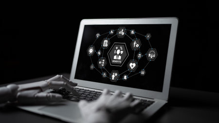 Artificial intelligence enhances global employee benefits and incentive structure for workforce engagement Parseの写真素材