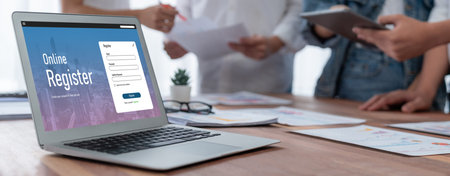 Online registration form for brisk form filling on the internet website