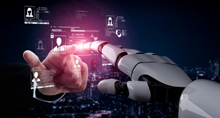 AI safeguards digital identity with smart authentication, secure login systems, and virtual...