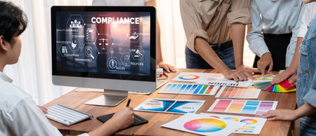 Compliance system for brisk online corporate business to meet quality standard