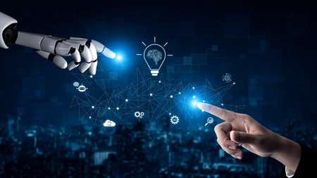 AI generating innovative ideas, linking data through neural networks, enhancing automation, powering...