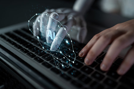 A generative AI assistant visualizes the structure of its own deep learning neural network. The...