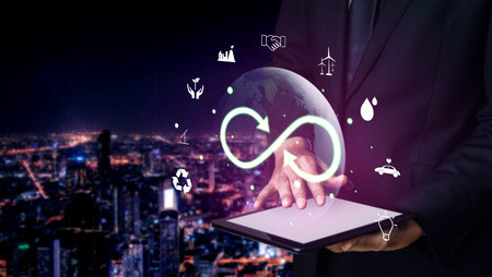 The concept of a circular economy for sustainable production and consumption. A global model of...