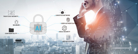 The role of AI in cybersecurity for advanced threat protection and data security. Using AI for...