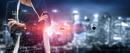 Biometric identity system using fingerprint and facial recognition to secure cloud access, protect...