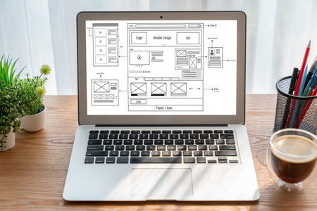Website design software provide modish template for online retail business and e-commerce