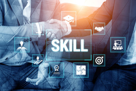 Business Partnership Concept Representing Skill Development and Collaboration in Professional Environment with Handshake Symbolizing Agreement and Trust Fluxor.