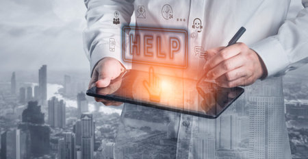 Digital customer support system provides quick assistance, real-time chat, and communication solutions, improving service efficiency, response time, and user satisfaction. Parse