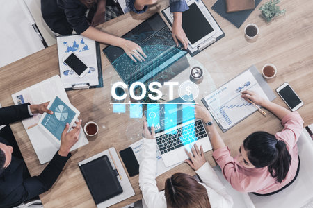 Cost reduction and cost saving through digital transformation, business cost optimization, operational cost reduction, financial saving, and resource efficiency strategies for business success. Spline