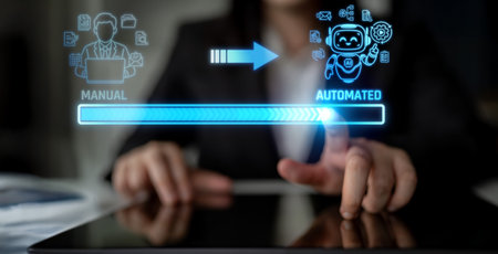 Transition from Manual to Automated Processes in Business Workflow with Digital Transformation and Technology Integration. Liminal.