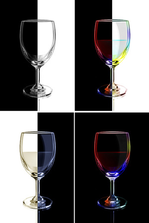 wine glassの写真素材