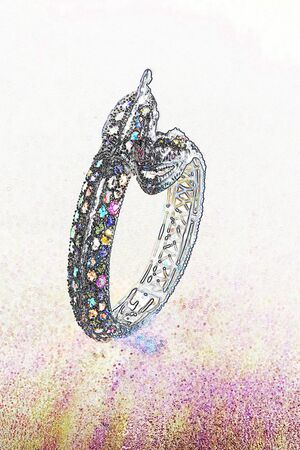 Digital art of jewelry